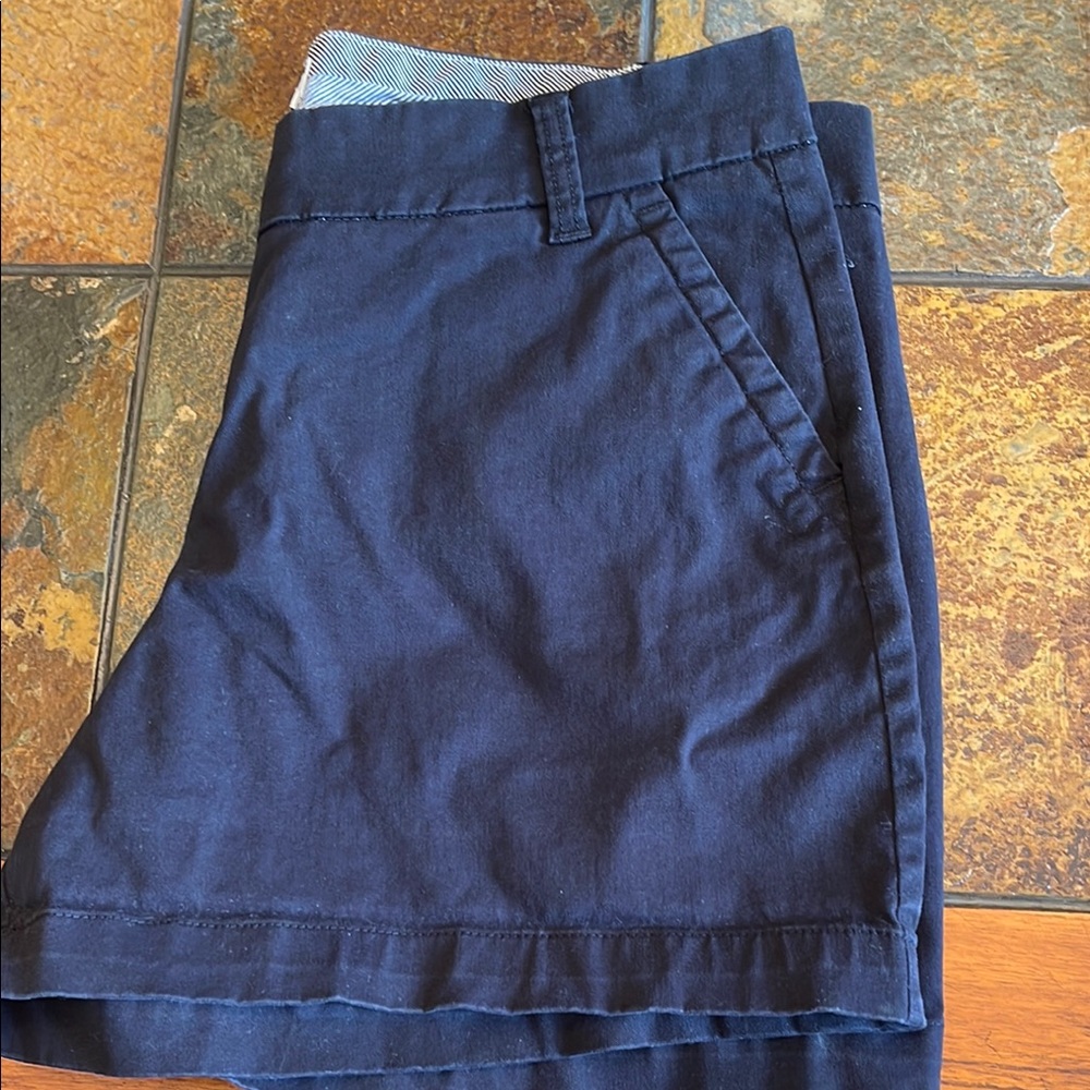 Navy Blue Casual Shorts